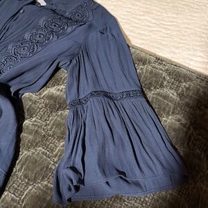 Loft True Navy Blue Mini Dress